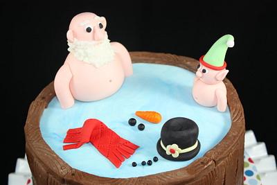 Santa and Friends - Cake by sweetonyou