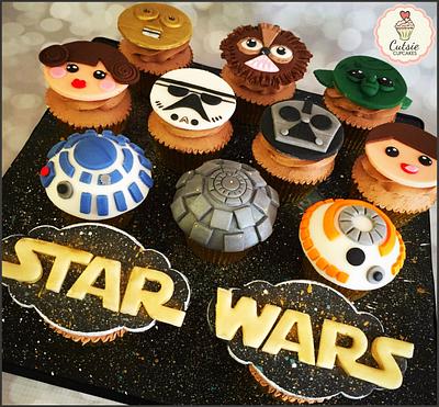 Star Wars Cupcake Board  - Cake by Cutsie Cupcakes