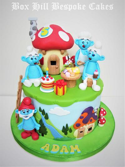 Smurf Cake - Cake by Nor