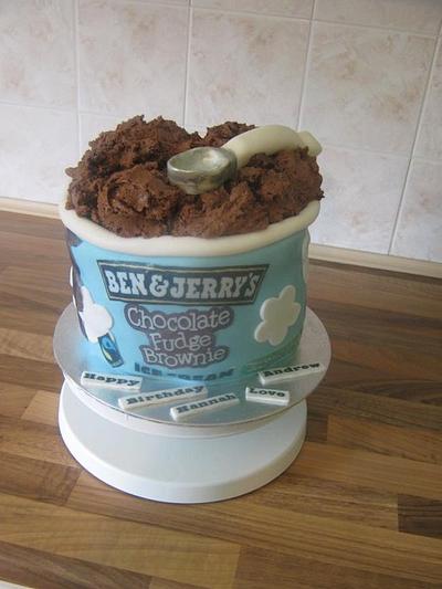 Ben and Jerry's  - Cake by Sue