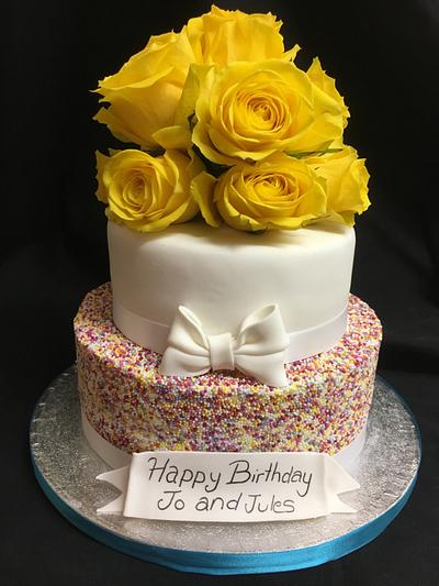 Sponge sprinkle cake  - Cake by Adelicious_cake