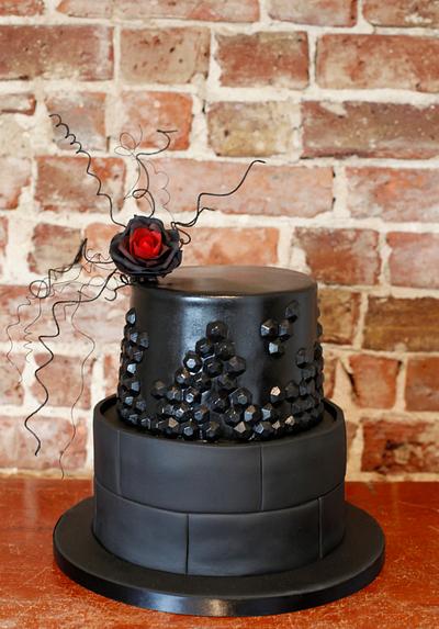 Black Briar Wedding Cake - Cake by Kasserina Cakes
