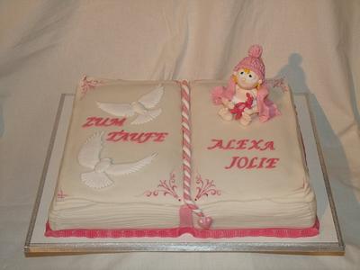 christening cake - Cake by Makina