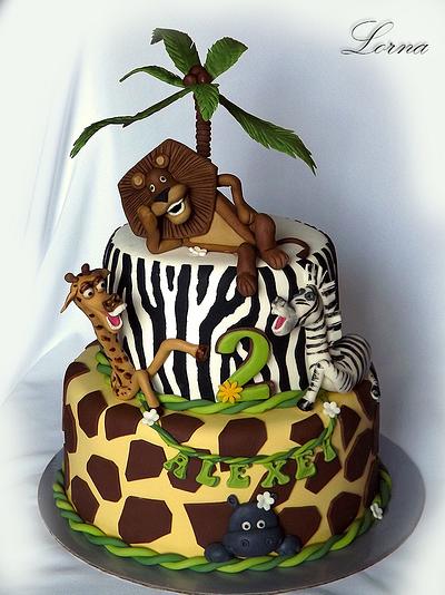 Madagascar cake.. - Cake by Lorna