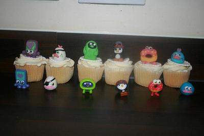 Moshi Monster Cupcakes  - Cake by Jodie Taylor
