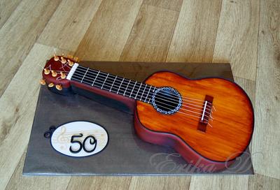 Guitar cake - Cake by Derika