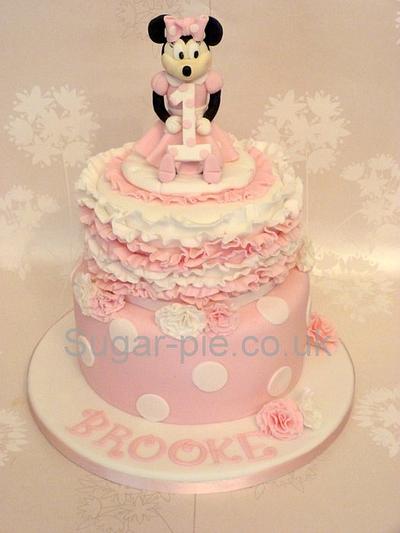 Minnie Ruffle Cake - Cake by Sugar-pie