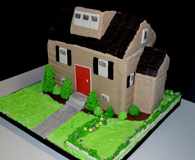 House warming cake - Cake by giveemcake