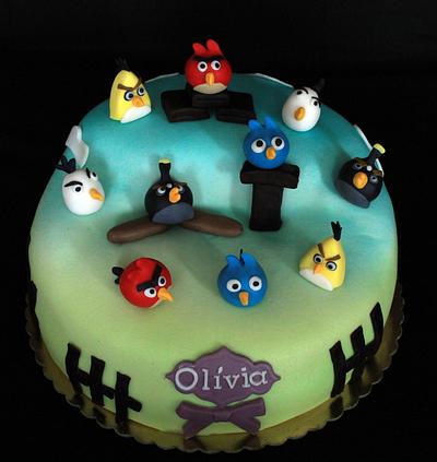 Agry birds - Cake by Anka