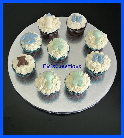 Baby Shower Cupcakes - Cake by FiasCreations