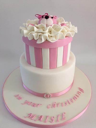 Christening cake  - Cake by Amanda sargant