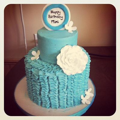Classy Birthday Cake - Cake by Stephanie