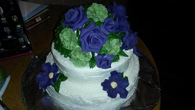 wedding cake - Cake by livelongandeatcake