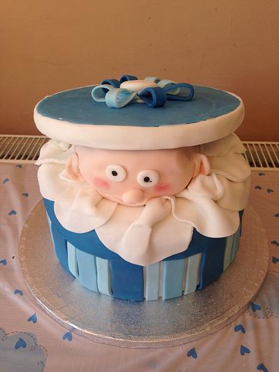 baby in box - Cake by Little monsters Bakery