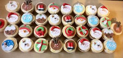 Christmas cupcakes - Cake by Cakes galore at 24