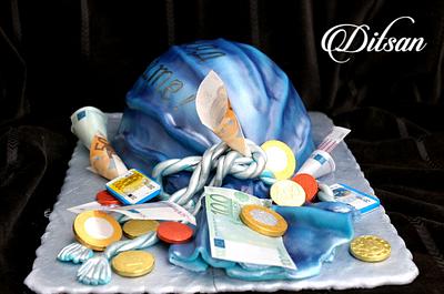 money bag - Cake by Ditsan