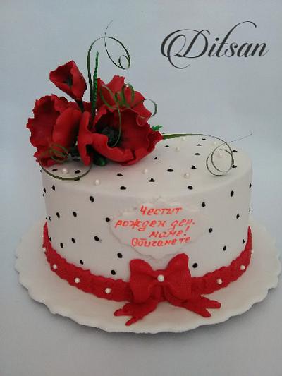 Mommy poppy - Cake by Ditsan