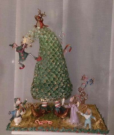 Christmas cake!! - Cake by silvia ferrada colman