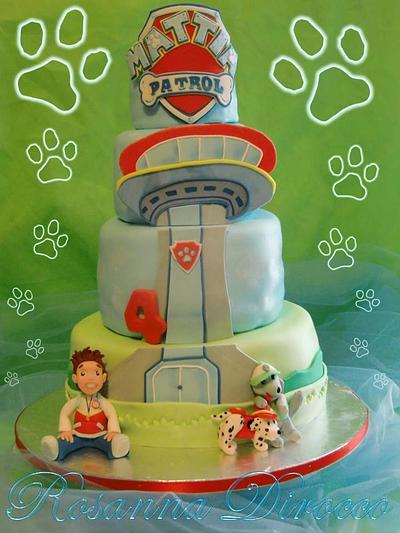 Paw Mattia Patrol  - Cake by Rosyfly un dolce battito d'ali