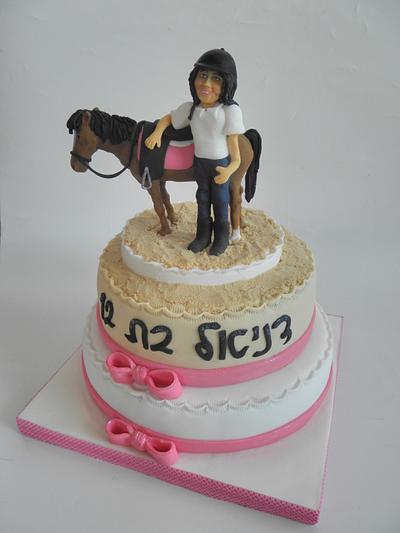 horse teen rider - Cake by Netta