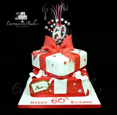 60th Birthday Cake  - Cake by CurvaceousBakes