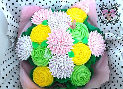 Cupcake Bouquet - Cake by Jillybean Cake Couture