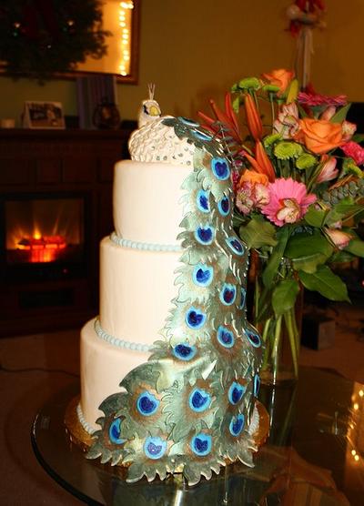 Peacock cake - Cake by Julia Ch