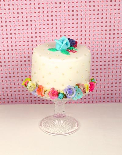 A little Flower Cake  - Cake by Judith und die Torten