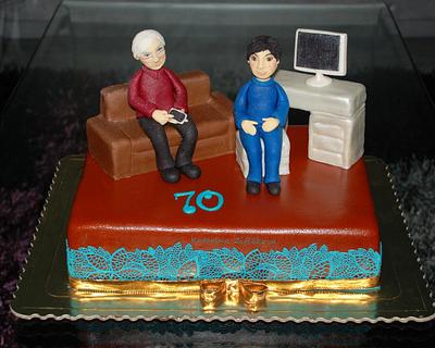 personalized cake - Cake by katarina139