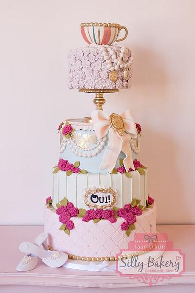 Marie Antoinette wedding cake - Cake by Silly Bakery