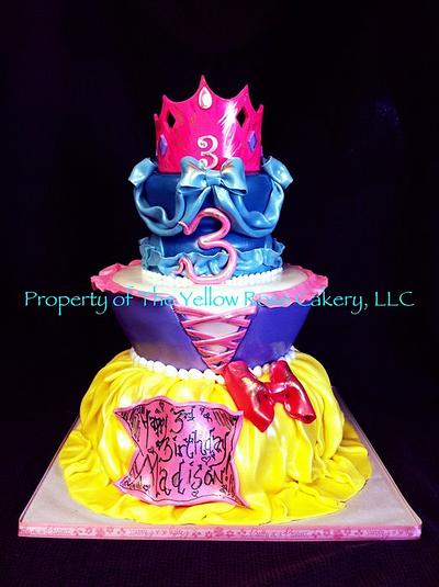 3 Princess Cake - Cake by The Yellow Rose Cakery, LLC
