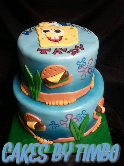 Spongebob & Krabby Patties! - Cake by Timbo Sullivan