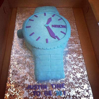 Nixon Watch Birthday Cake - Cake by Michelle Allen