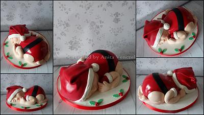 Santa baby - Cake by Cakeland by Anita Venczel