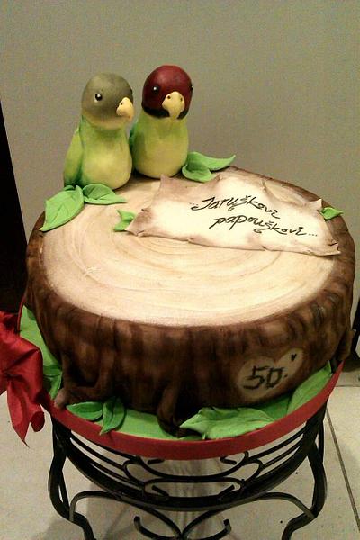 Birds  - Cake by Martina