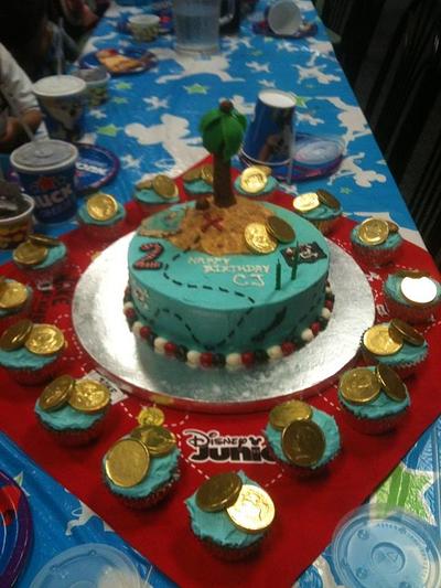 Pirate's Treasure Cake - Cake by Erika Lynn Cain