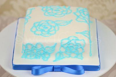 Brush Embroidery Cake - Cake by Farida Hagi