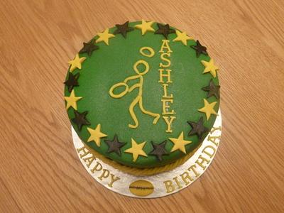 Northampton saints rugby cake - Cake by cherryblossomcakes