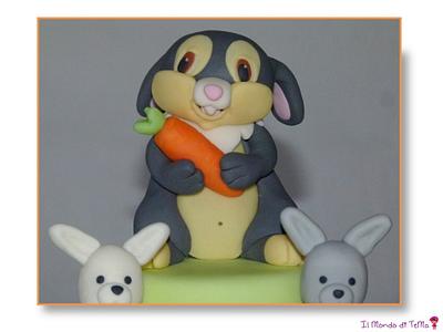 Rabbit topper - Cake by Il Mondo di TeMa