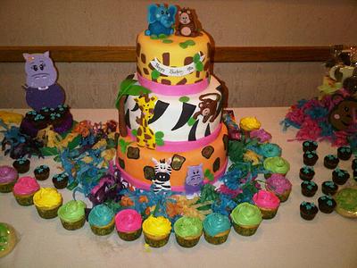 Safari's birthday cake!  - Cake by Gabriela Mera