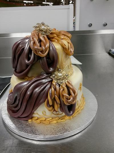 golden braids - Cake by Enchanted Bakes by Timothy 