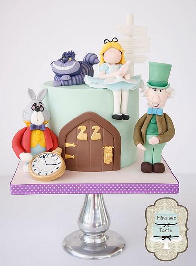 Alice in wonderland - Cake by miraquetarta