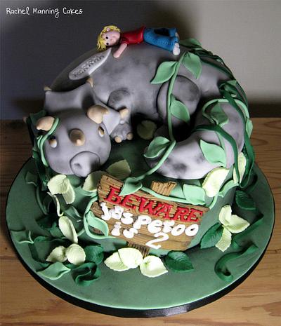 Dinosaur Cake - Cake by Rachel Manning Cakes