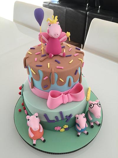 Peppa Pig and Friends - Cake by Elke Potter