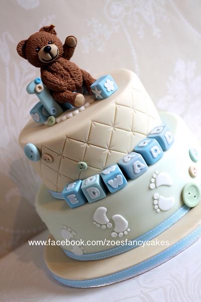 1st birthday cake - Cake by Zoe's Fancy Cakes