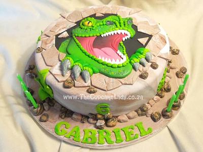 Its a Dinosaur! - Cake by Angel, The Cupcake Lady