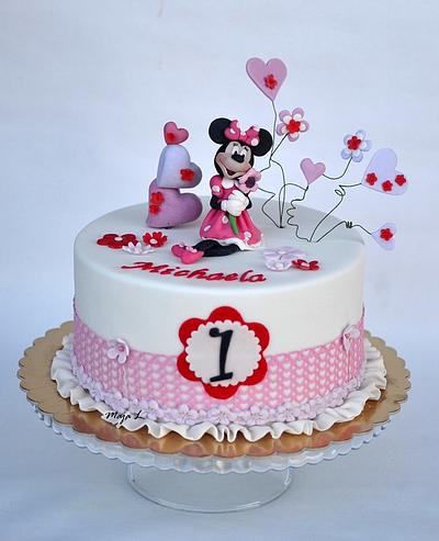 Minnie mouse - Cake by majalaska