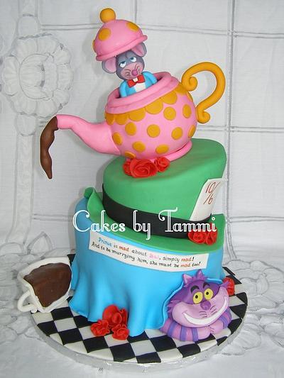 Topsy Turvy Alice in Wonderland - Cake by Cakes by Tammi