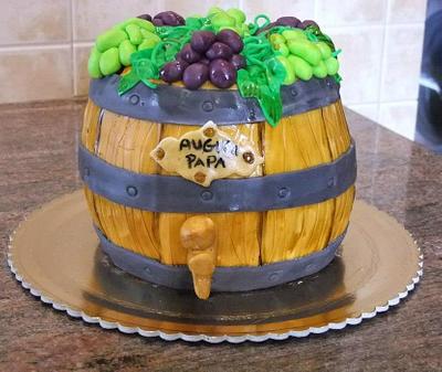 A BARREL OF WINE - Cake by Marilena