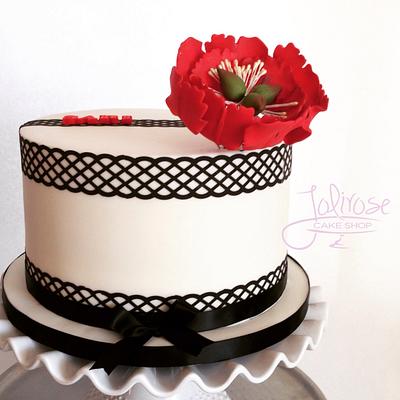 Peony elegance - Cake by Jolirose Cake Shop